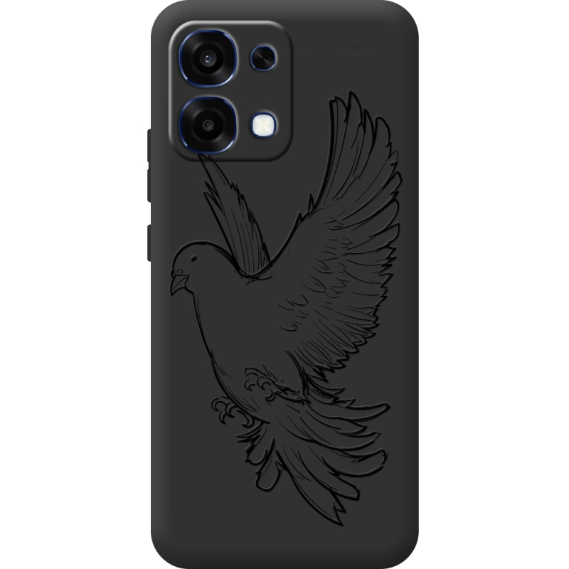 Чорний чохол BoxFace OPPO A6 Pro Dove