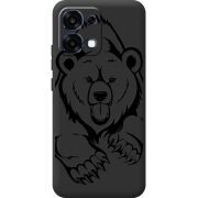Чорний чохол BoxFace OPPO A6 Pro Grizzly Bear