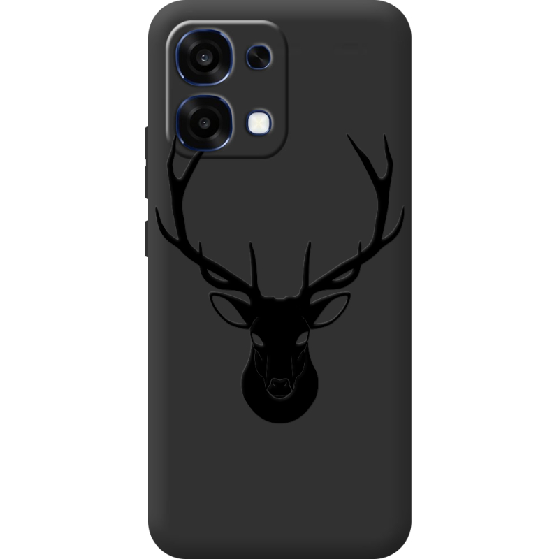 Чорний чохол BoxFace OPPO A6 Pro Deer