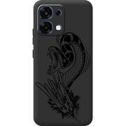 Чорний чохол BoxFace OPPO A6 Pro Snake