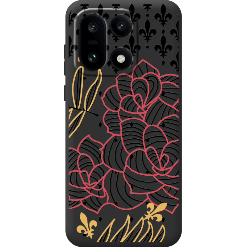Чорний чохол BoxFace OnePlus 15 FranceFlowers