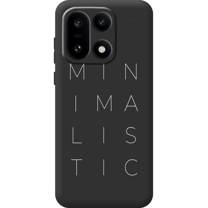 Чорний чохол BoxFace OnePlus 15 Minimalistic