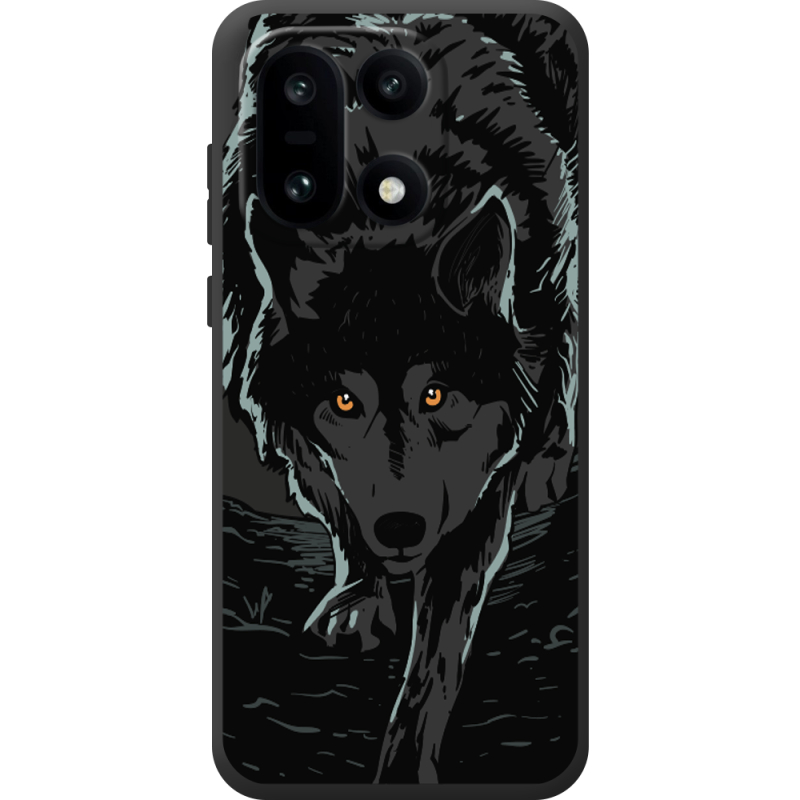 Чорний чохол BoxFace OnePlus 15 Wolf