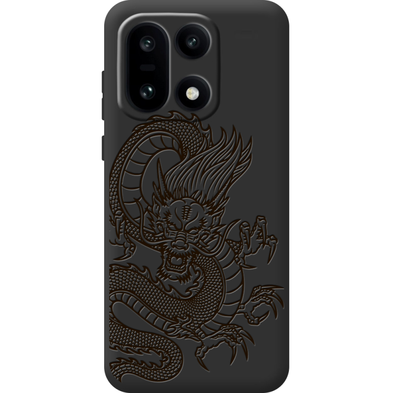 Чорний чохол BoxFace OnePlus 15 Chinese Dragon
