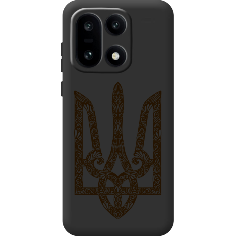Чорний чохол BoxFace OnePlus 15 Ukrainian Trident