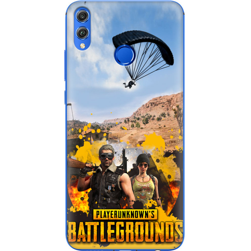 Чехол Uprint Honor 8x Pubg parachute