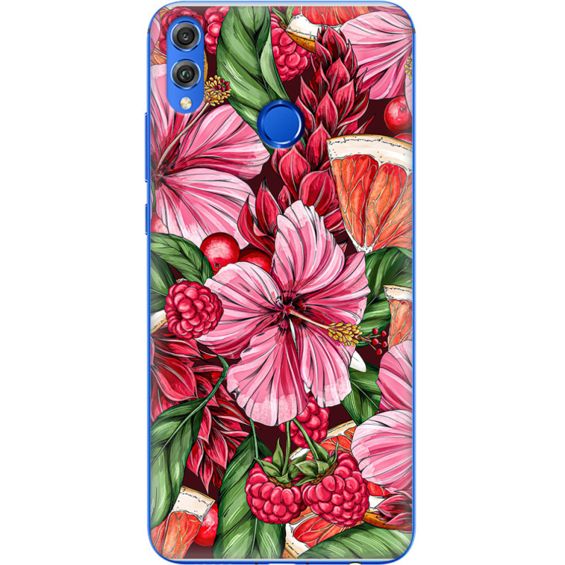 Чехол Uprint Honor 8x Tropical Flowers