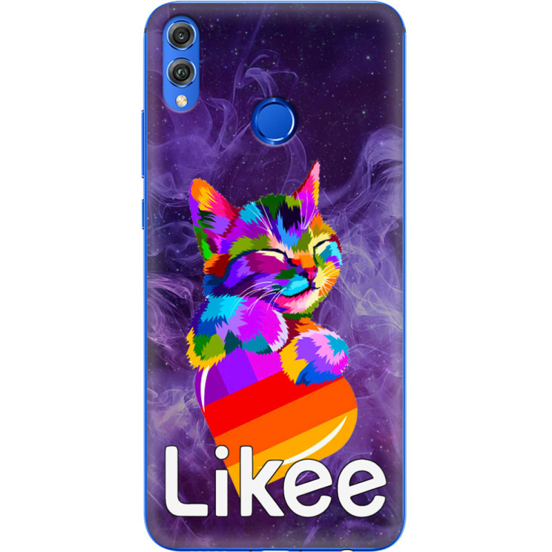 Чехол Uprint Honor 8x Likee Cat