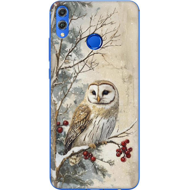 Чехол Uprint Honor 8x Christmas Owl