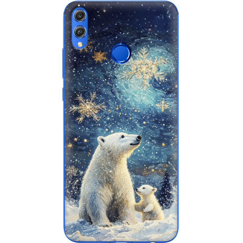 Чехол Uprint Honor 8x Північні ведмеді