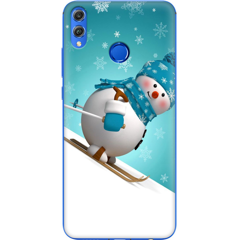 Чехол Uprint Honor 8x Skier Snowman