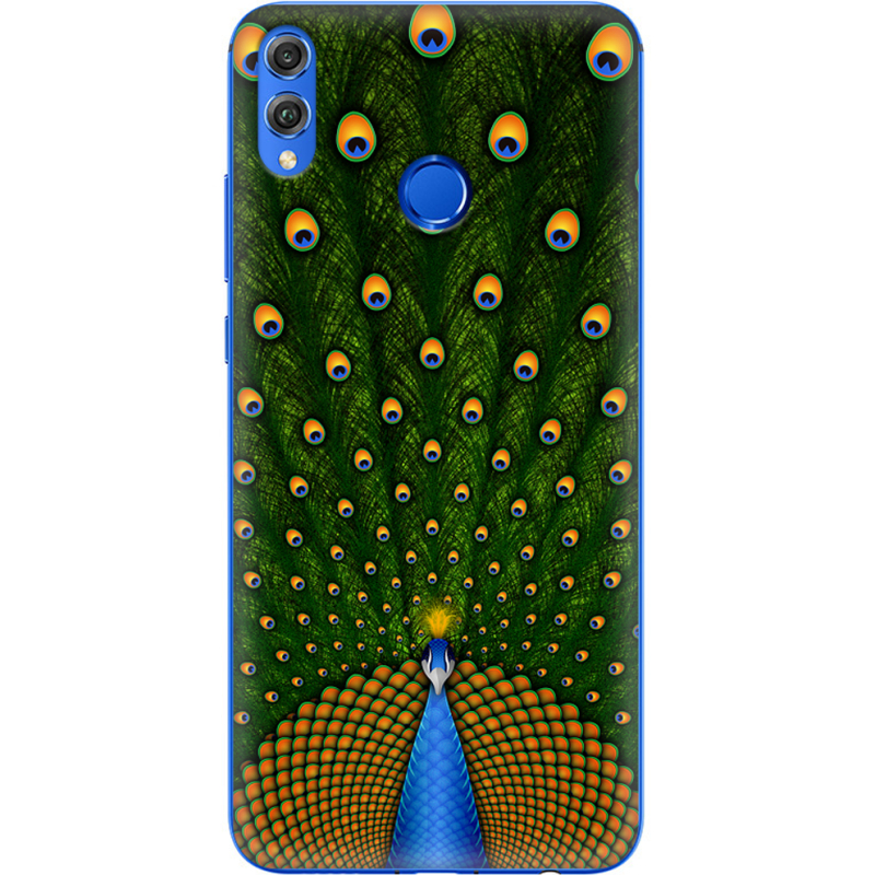 Чехол Uprint Honor 8x Peacocks Tail