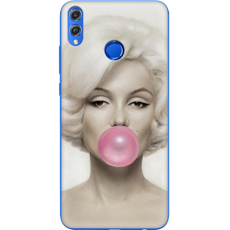 Чехол Uprint Honor 8x Marilyn Monroe Bubble Gum