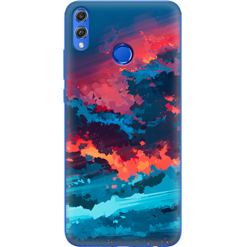 Чехол Uprint Honor 8x Thunderclouds