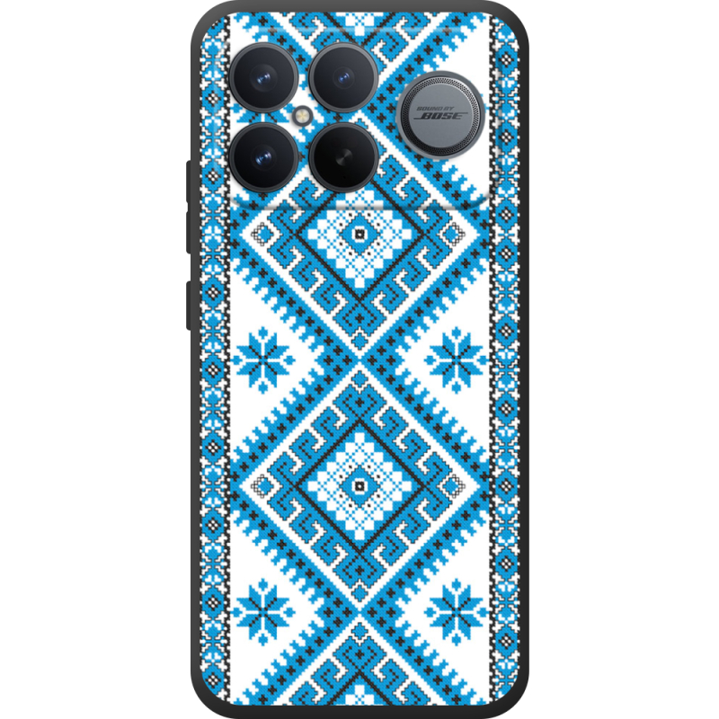 Чохол BoxFace Poco F8 Ultra Блакитний Орнамент