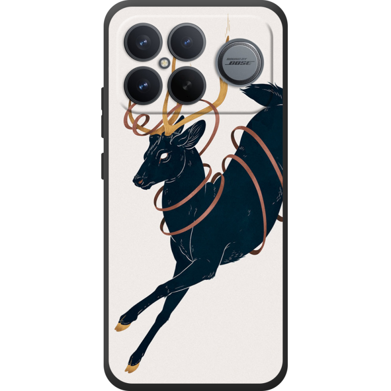 Чохол BoxFace Poco F8 Ultra Black Deer