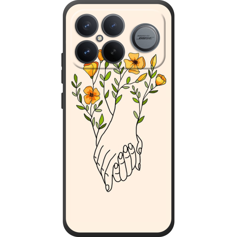 Чохол BoxFace Poco F8 Ultra Flower Hands