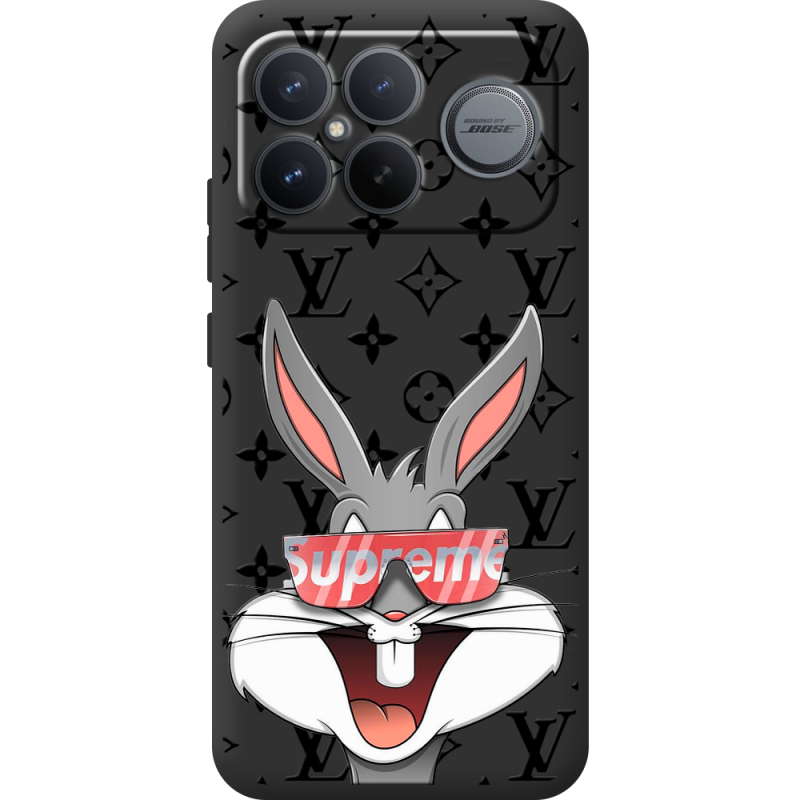 Чорний чохол BoxFace Poco F8 Pro Ultra looney bunny