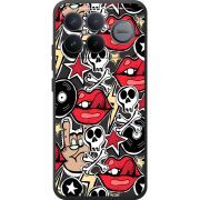 Чорний чохол BoxFace Poco F8 Pro Ultra Rock Graffiti