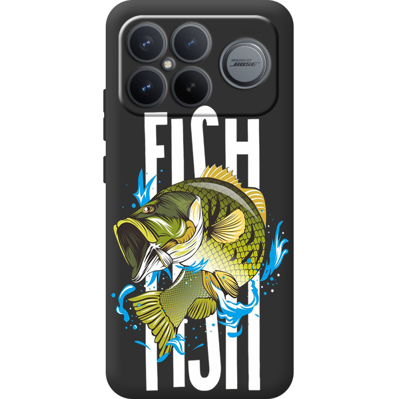 Чорний чохол BoxFace Poco F8 Pro Ultra Fish