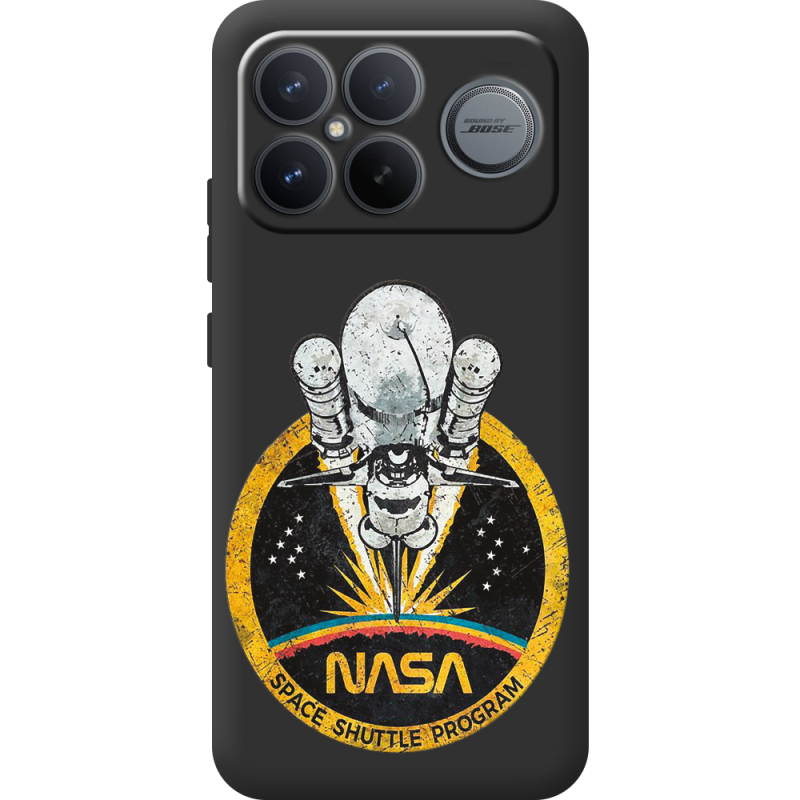 Чорний чохол BoxFace Poco F8 Pro Ultra NASA Spaceship