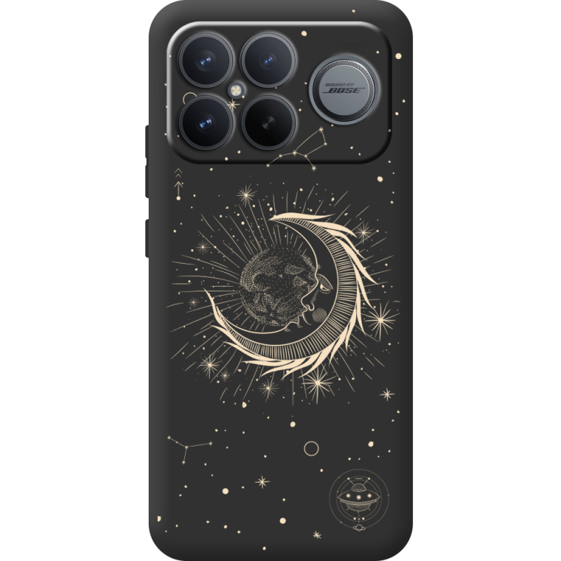 Чорний чохол BoxFace Poco F8 Pro Ultra Moon