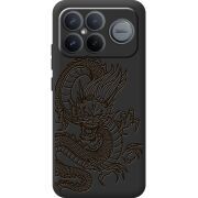 Чорний чохол BoxFace Poco F8 Pro Ultra Chinese Dragon