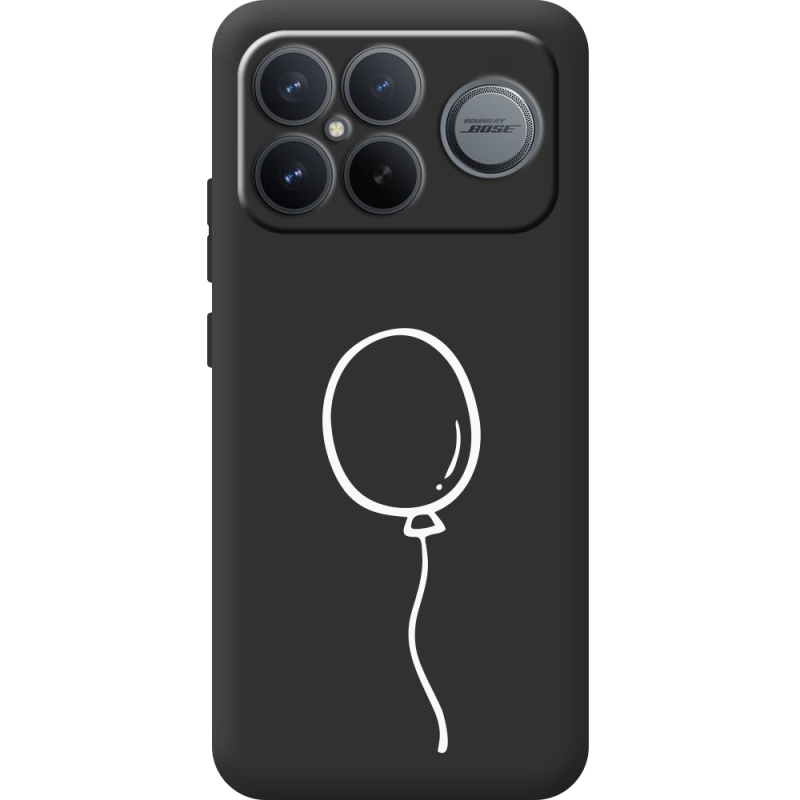 Чорний чохол BoxFace Poco F8 Pro Ultra Balloon