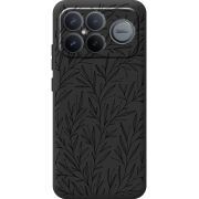 Чорний чохол BoxFace Poco F8 Pro Ultra Leaves