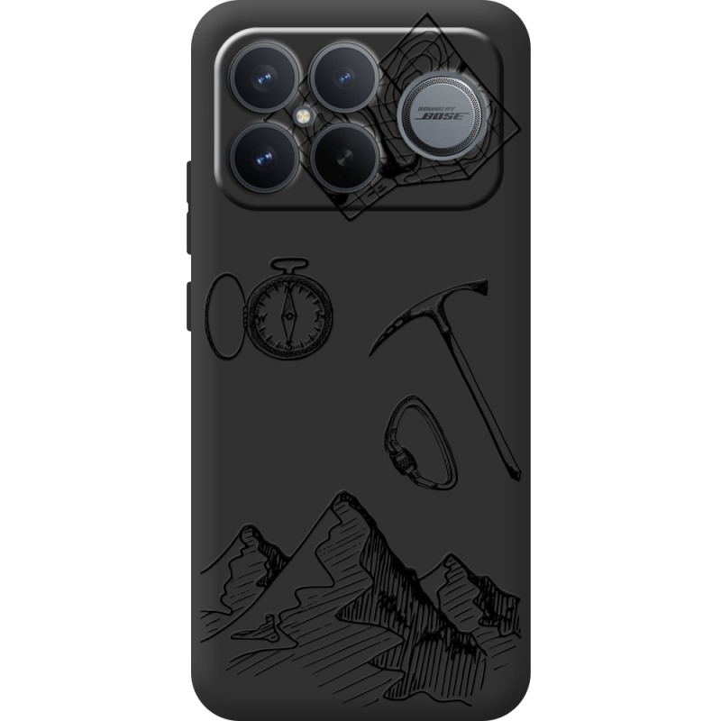 Чорний чохол BoxFace Poco F8 Pro Ultra Mountains