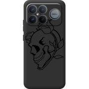 Чорний чохол BoxFace Poco F8 Pro Ultra Skull and Roses