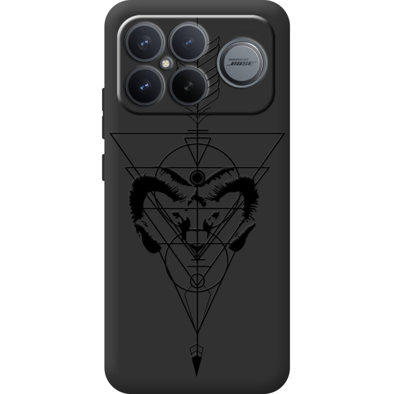 Чорний чохол BoxFace Poco F8 Pro Ultra 