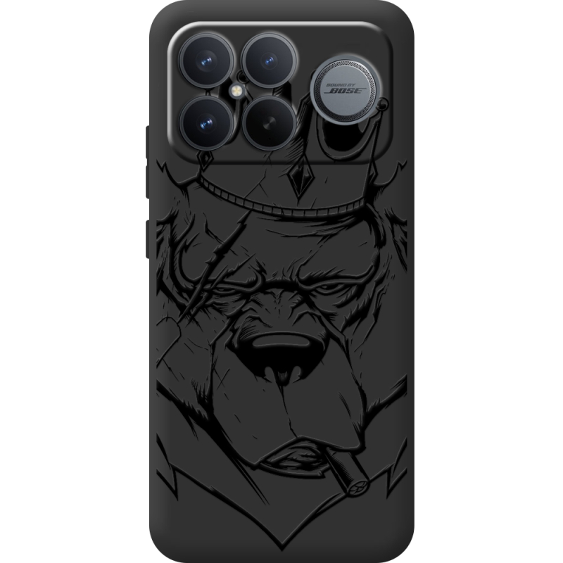 Чорний чохол BoxFace Poco F8 Pro Ultra Bear King