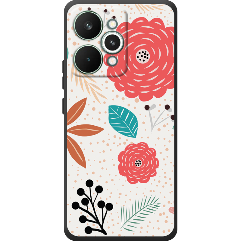 Чохол BoxFace Realme 15 Pro Line Flowers