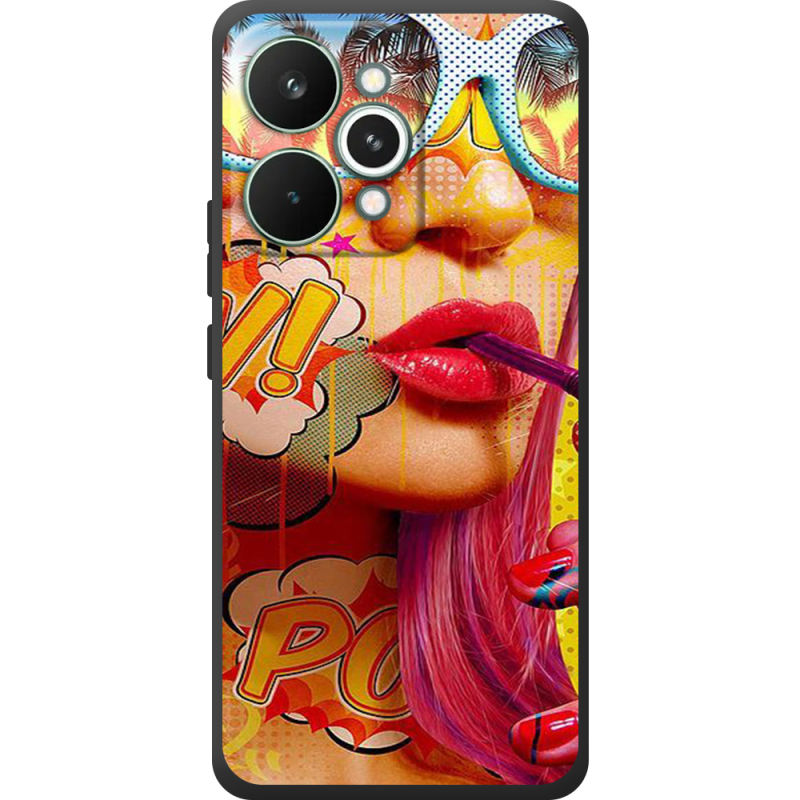 Чохол BoxFace Realme 15 Pro Yellow Girl Pop Art