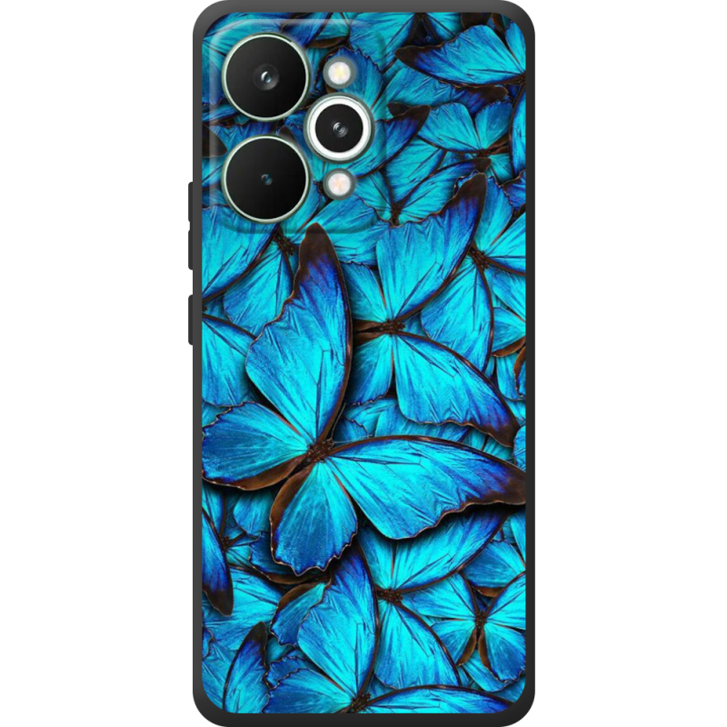 Чохол BoxFace Realme 15 Pro лазурные бабочки