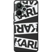 Чорний чохол BoxFace Realme 15 Pro White Karl