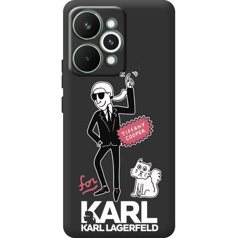 Чорний чохол BoxFace Realme 15 Pro For Karl