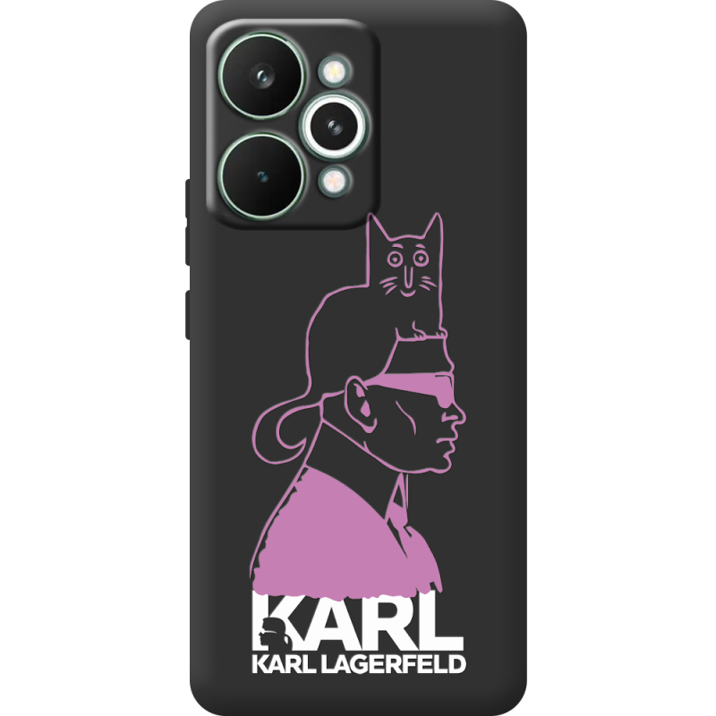 Чорний чохол BoxFace Realme 15 Pro Pink Karl