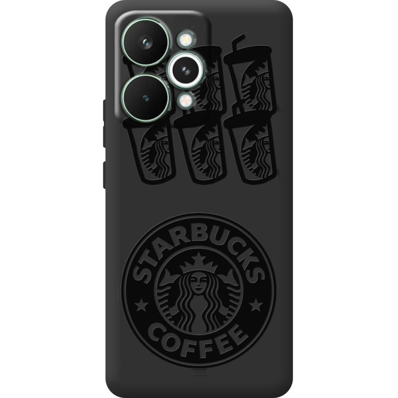 Чорний чохол BoxFace Realme 15 Pro Black Coffee