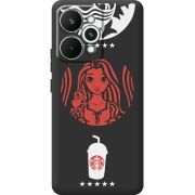 Чорний чохол BoxFace Realme 15 Pro RedWhite Coffee