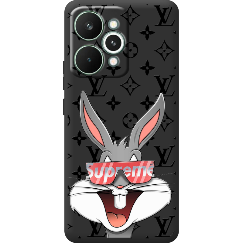 Чорний чохол BoxFace Realme 15 Pro looney bunny