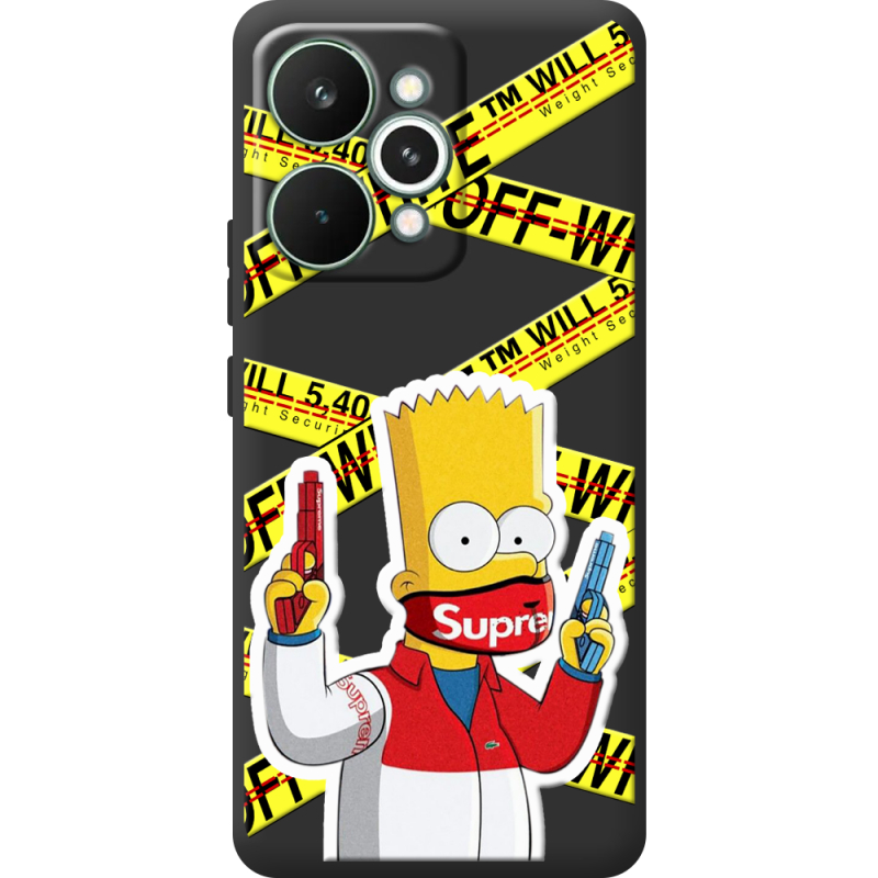 Чорний чохол BoxFace Realme 15 Pro White Bart