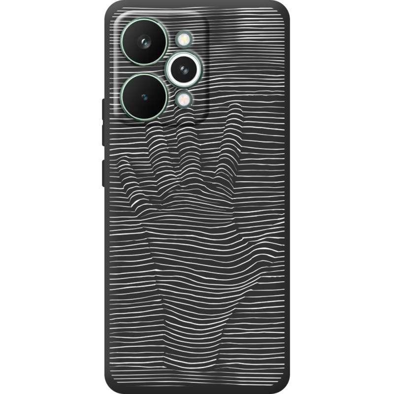 Чорний чохол BoxFace Realme 15 Pro Optical Hand