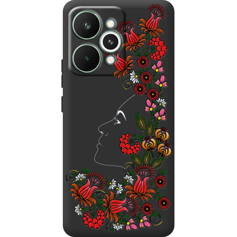 Чорний чохол BoxFace Realme 15 Pro 3D Ukrainian Muse