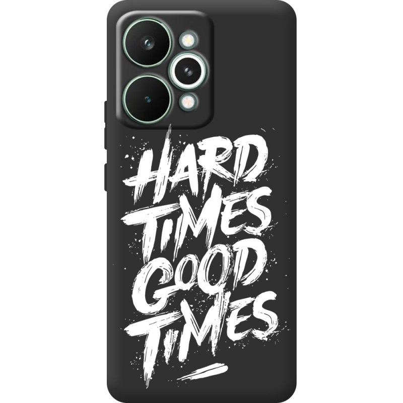 Чорний чохол BoxFace Realme 15 Pro Hard Times Good Times