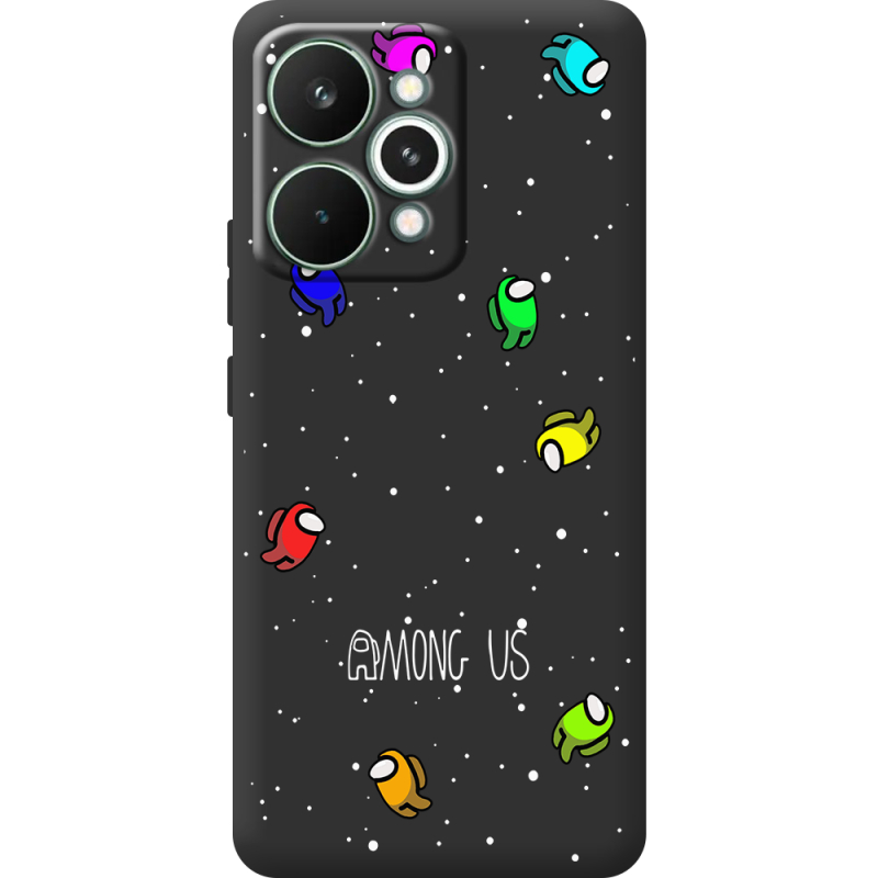 Чорний чохол BoxFace Realme 15 Pro Among Us Invisible