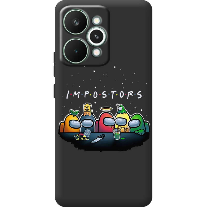 Чорний чохол BoxFace Realme 15 Pro Among Us Impostors