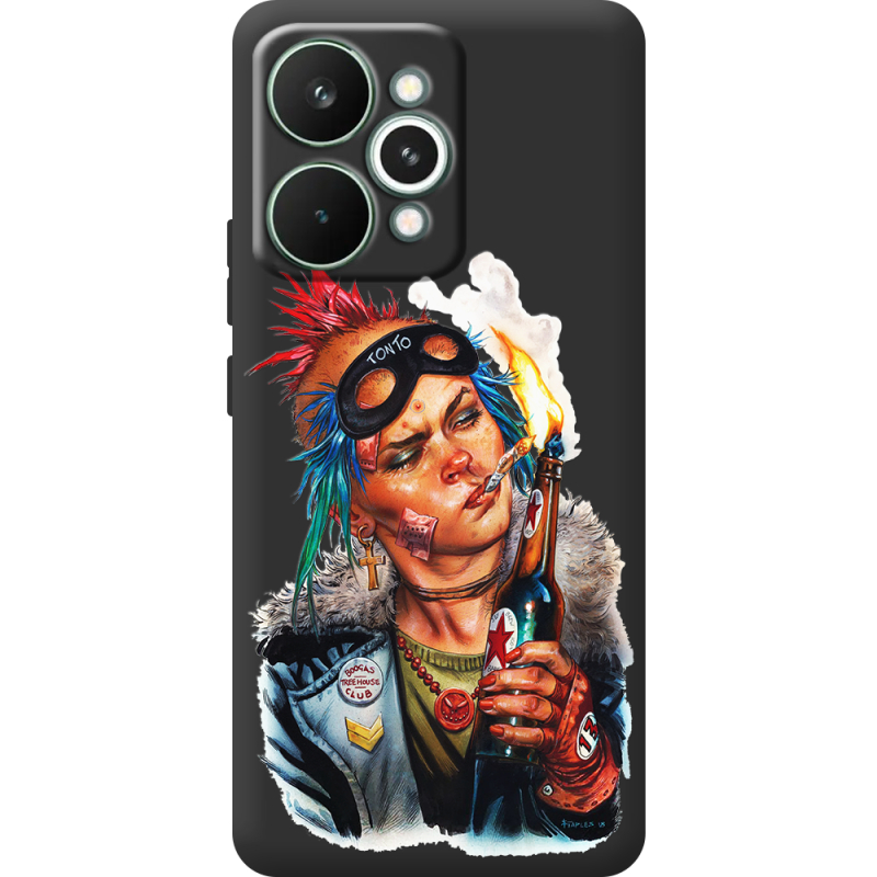 Чорний чохол BoxFace Realme 15 Pro Tanker Girl