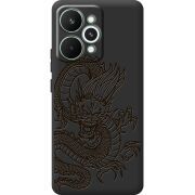 Чорний чохол BoxFace Realme 15 Pro Chinese Dragon